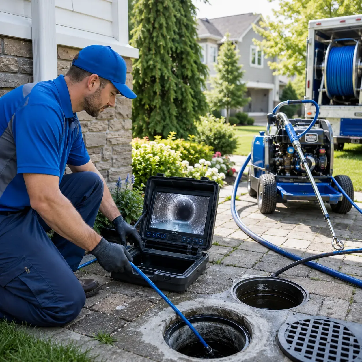 Outdoor drain cleaning professionals serving Biola, CA